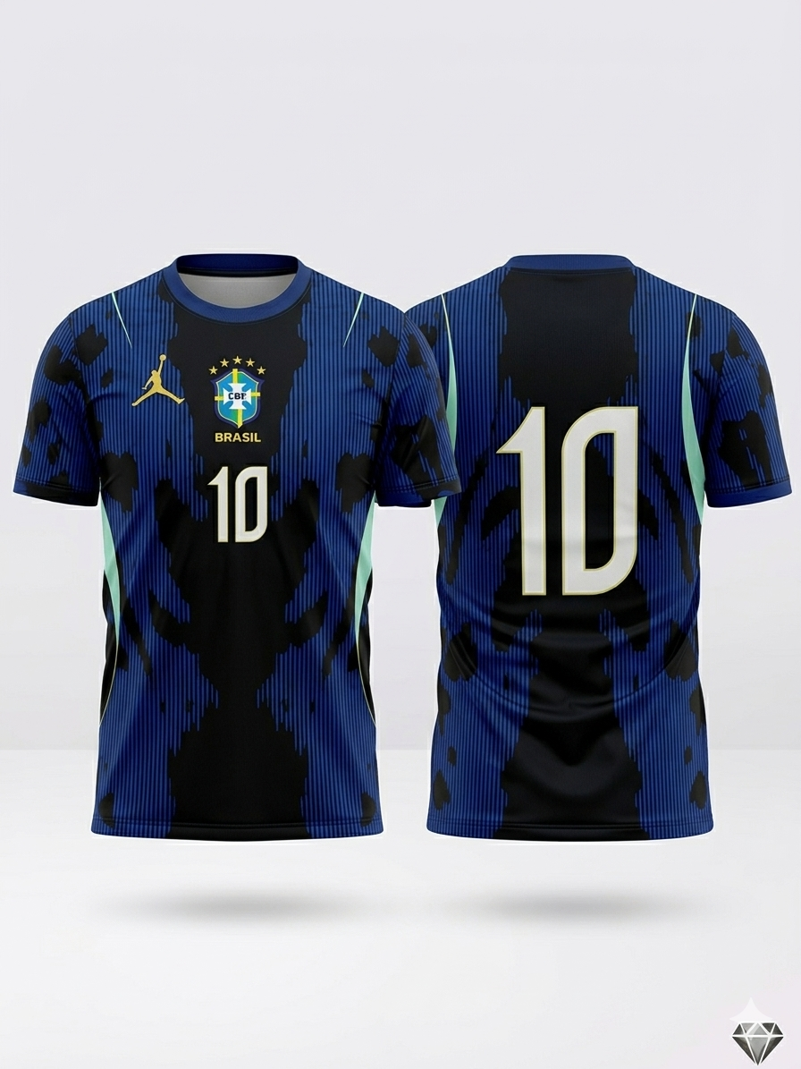 Camisa Azul Jordan Nº 10