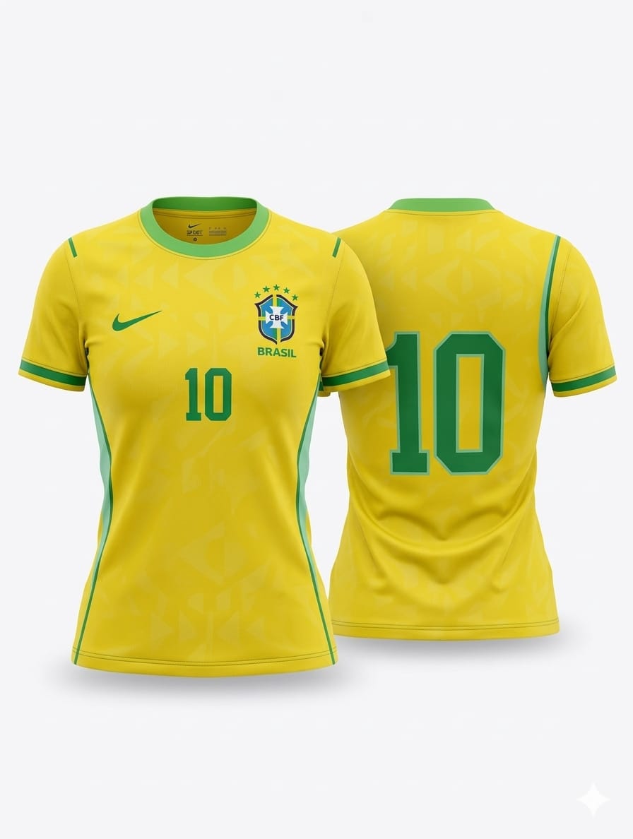 Baby Look Amarela Nº 10